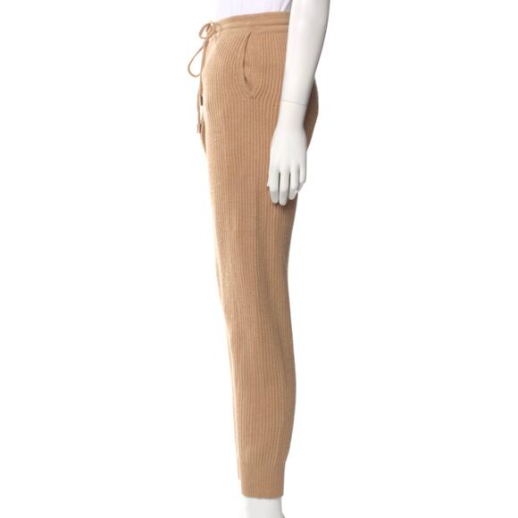 Jonathan Simkhai Wool Cashmere Camel Tan Ribbed Knit Sweater Jogger S - Picture 4 of 9